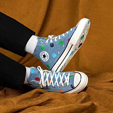 南◇2021 4月  Converse Golf Wang Polka 藍色水洗丹寧 波點 牛仔布 圓點點170011C