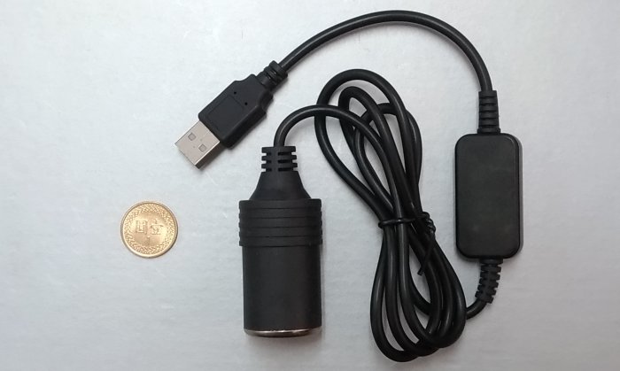 元耀 - 台灣現貨 5V 2A USB 轉車用12V轉接母座 點煙座 USB輸入5V2A 點煙器輸出12V 8W