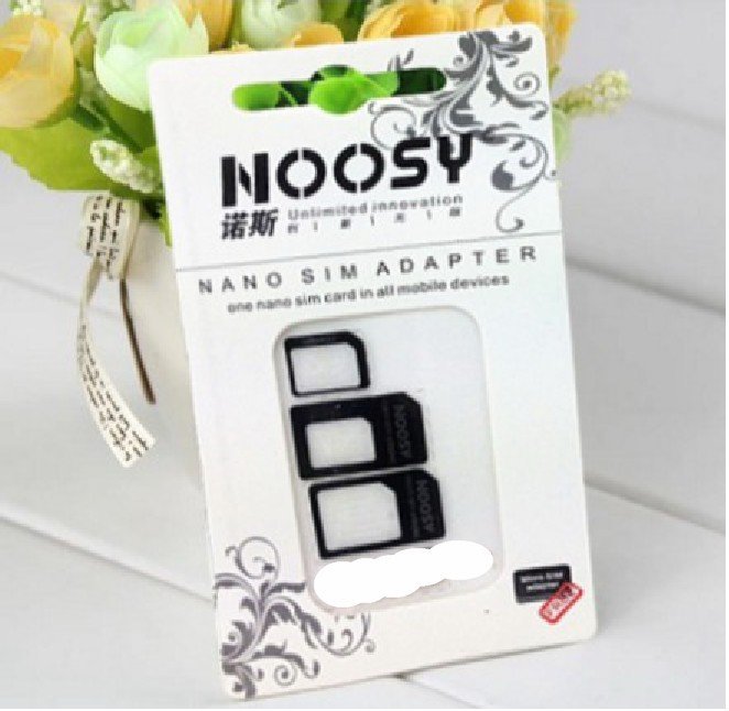 【購生活】買10送1 3合1 NOOSY SIM卡配件 轉接卡 轉換套卡 nano sim micro sim卡套