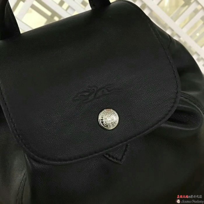 潮牌 LONGCHAMP le pliage cuir 小羊皮雙肩包 後背包 多種背法 時尚名品 法國專櫃代購-雙喜生