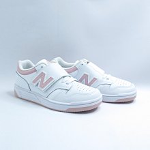 New Balance PHB480OP 中童 休閒運動鞋 NB480 W寬楦 白x粉【iSport愛運動】
