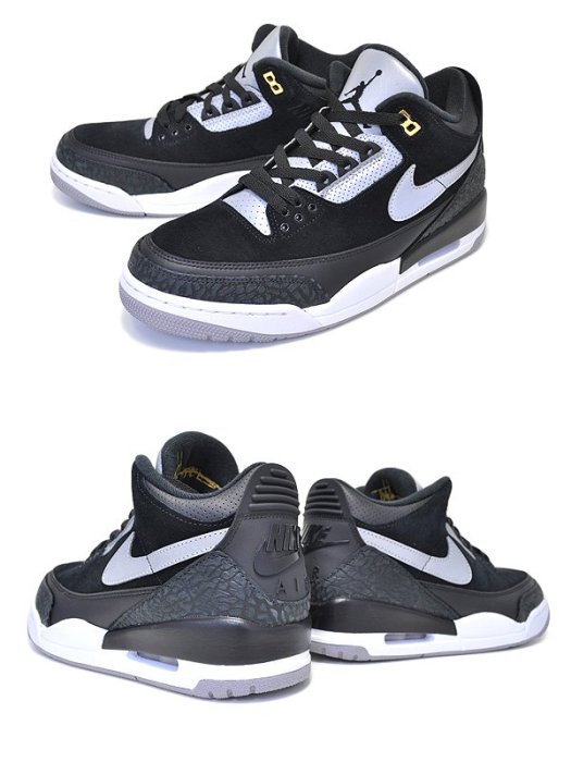 TINKER 素描，直接沿用~NIKE AIR JORDAN 3 RETRO TH 3M反光 黑水泥CK4348-007