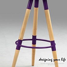 【設計私生活】 艾德里紫色吧檯椅(部份地區免運費)112A
