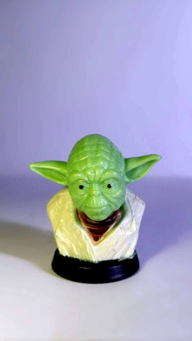 A-203 櫃 現況品 ： STAR WARS 星際大戰 半身頭像 尤達 YODA 　富貴玩具店