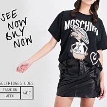 Moschino Rat-A-Porter-print cotton-jersey T 老鼠短袖 Tee 黑