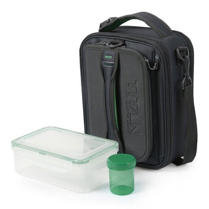 💓好市多代購/免運最便宜💓 Titan 保冷袋 內附一個保鮮盒及一個水杯 內含兩個保冷劑 保鮮盒、水杯耐熱溫度：攝氏100度