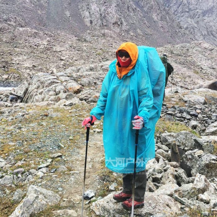 下殺-三峰戶外三合一雨衣登山徒步輕量男女連體雨衣帶袖子防暴雨雨披疊傘 遮陽傘 雨傘 自動傘  防曬 陽傘  兩用傘|