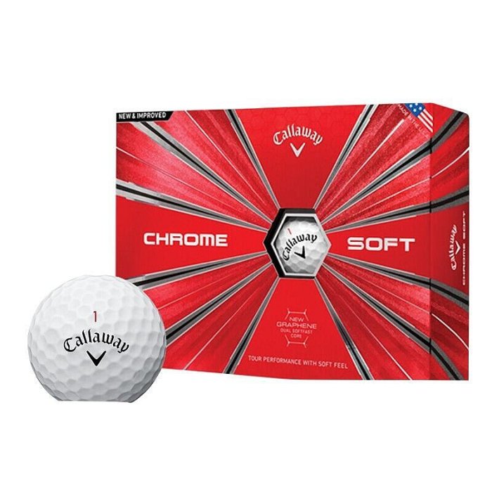 極致優品 卡拉威高爾夫球石墨烯四層球Chrome Soft X比賽球新款 GF715