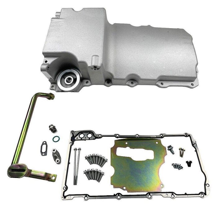 現貨汽車配件零件改裝LS Retrofit Oil Pan Kit 適用于 GM LS1 LS2 LS3 Engine55-