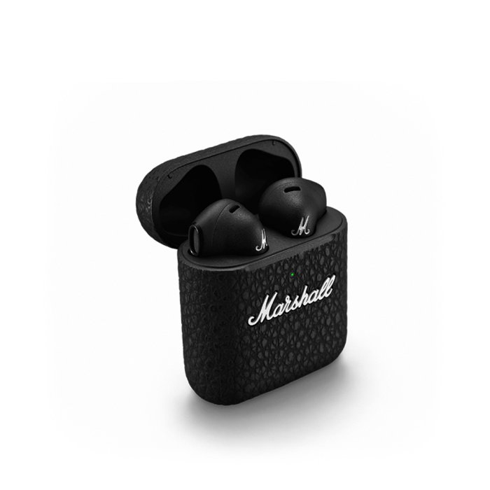 【鏂脈耳機】Marshall 馬歇爾 Minor III 真無線藍牙耳機 經典黑 無線藍芽 防水 重低音 黑色 Qi充電