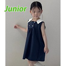 J1~J2 ♥洋裝(NAVY) MINIPOINT-2 24夏季 MIP240507-022『韓爸有衣正韓國童裝』~預購