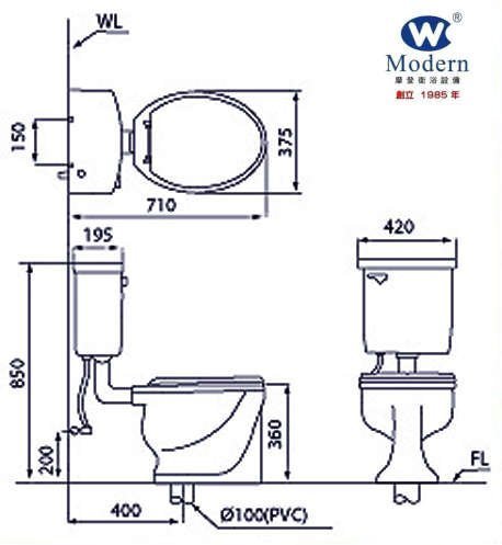 【 阿原水電倉庫 】 摩登衛浴 CS-31 防污抑菌 奈米瓷 馬桶  分離式馬桶