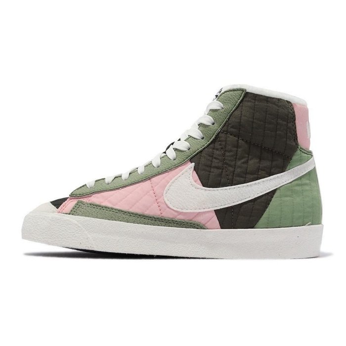 【豬豬老闆】NIKE BLAZER MID 77 LX NN 拼接 高筒 休閒鞋 女 粉DO7445-261 綠-311