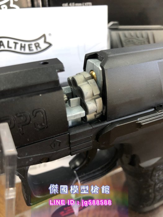 WALTHER PPQ 手槍 4.5mm 喇叭彈 CO2槍 (德國膛線來福線鉛彈警用警察武器BB槍)