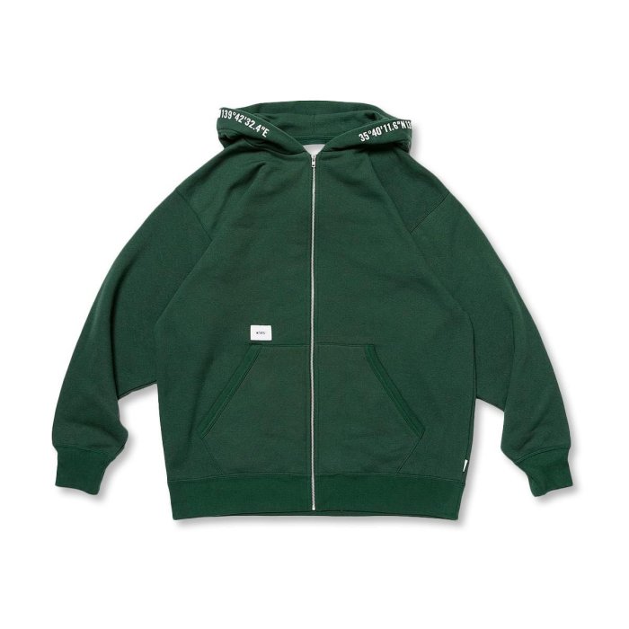 全新WTAPS 22AW X3.0 / ZIP HOODY / CTPL 帽夾骨頭連帽外套