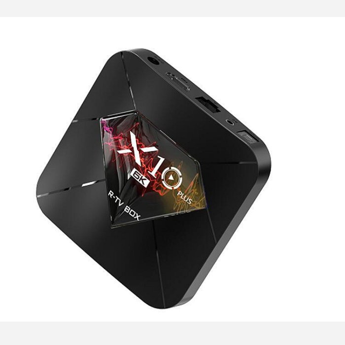 x10 plus 機頂盒安卓9.0 H6晶片 4G64GB 4k高清網絡播放器tvbox