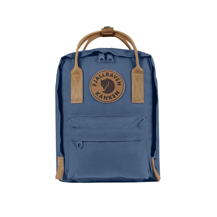 瑞典Fjallraven小狐狸北極狐Kanken Mini No.2山脊藍色G-1000皮標空肯包 書包 後背包 手提包