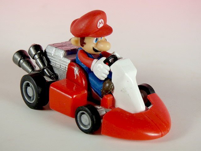 【 金王記拍寶網 】品 M261 SUPER MARIO 瑪莉歐公仔迴力小賽車一台 罕見稀少~(((瑪莉歐公仔賣場)))