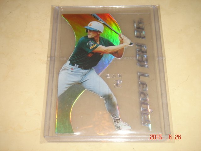 中華職棒 興農牛 怪力男 Jay Kirkpatrick 1998 RBI Leader 1/500 球員卡