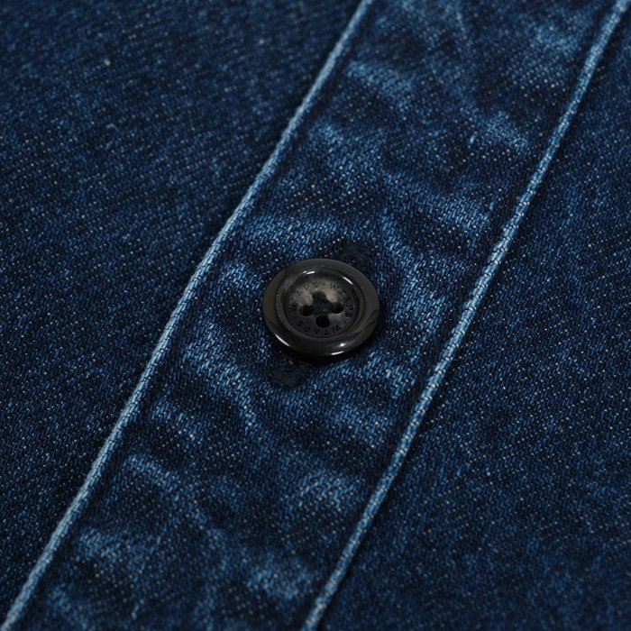 【希望商店】WTAPS WCPO 01 LS COTTON DENIM 22AW 重磅 水洗 丹寧 襯衫 | Yahoo奇摩拍賣