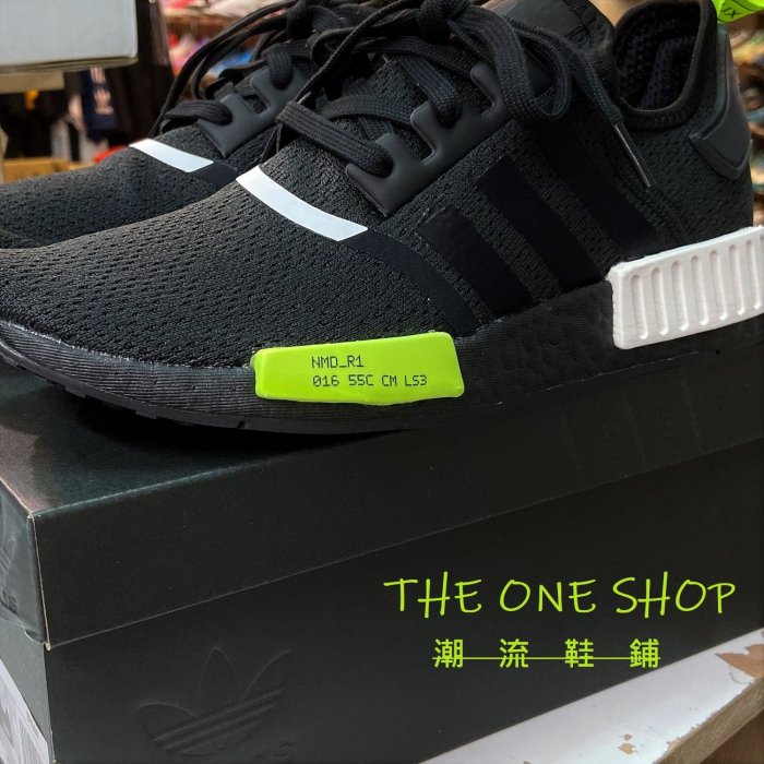 adidas NMD R1 BOOST 愛迪達 黑色 黑綠 螢光綠 日文 慢跑鞋 運動鞋 EF4268