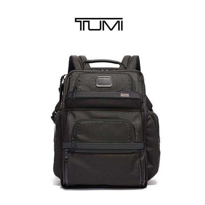 【MOMO全球購】TUMI D2D3途米彈道尼龍雙肩包男Alpha3 2603580D3商務旅行電腦背包