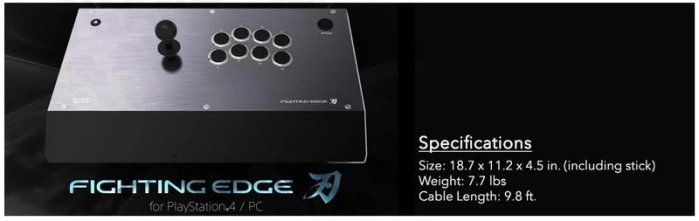 SONY PS5 PS4 PC HORI 刃 大型 街機搖桿 格鬥搖桿 大搖 FIGHTING EDGE PS4-098