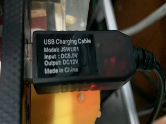 USB轉DC線 5V升壓12V DC節能扇 晶工 尚朋堂 歌林 小太陽 10吋 12V 升壓線