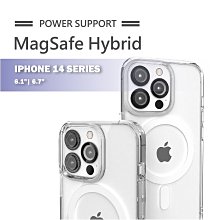 【買一送一】POWER SUPPORT iPhone14系列 MagSafe專用Hybrid透明雙料保護殼