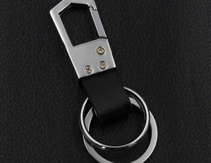 E-035 銀色 劍形掛腰鑰匙扣 高品質 男士車用鑰匙扣 商務鑰匙鏈 金屬鑰匙圈挂件 創意時尚 情侶鑰匙鏈 高檔腰掛