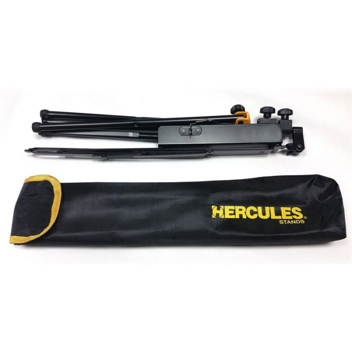 ☆唐尼樂器︵☆ Hercules BS050B 海克力斯 折疊式譜架 強化譜板 強化支架 攜帶型 附攜行袋