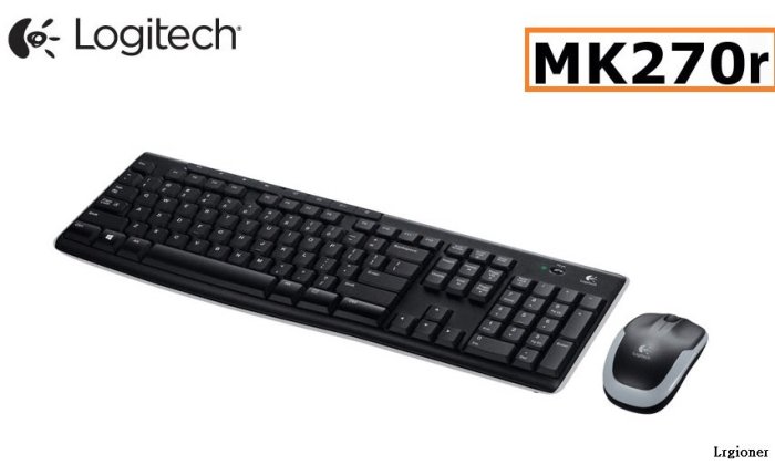 新莊民安《含稅附發票 原廠3年保固！》Logitech 羅技 MK270r 無線 鍵盤 滑鼠組 隨插即用 防潑濺設計