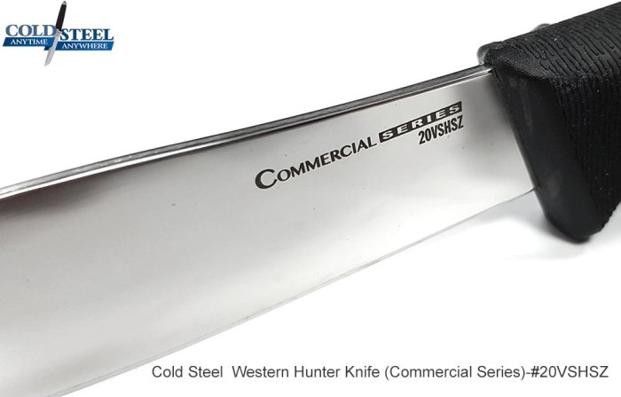 【angel 精品館 】Cold Steel Western Hunter 萬用料理刀 4116鋼低溫淬火20VSHSZ