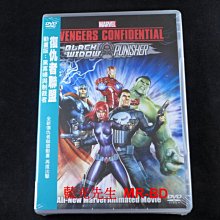 [DVD] - 復仇者聯盟動畫版：黑寡婦與制裁者 Avengers Confidential (得利公司貨) - 漫威