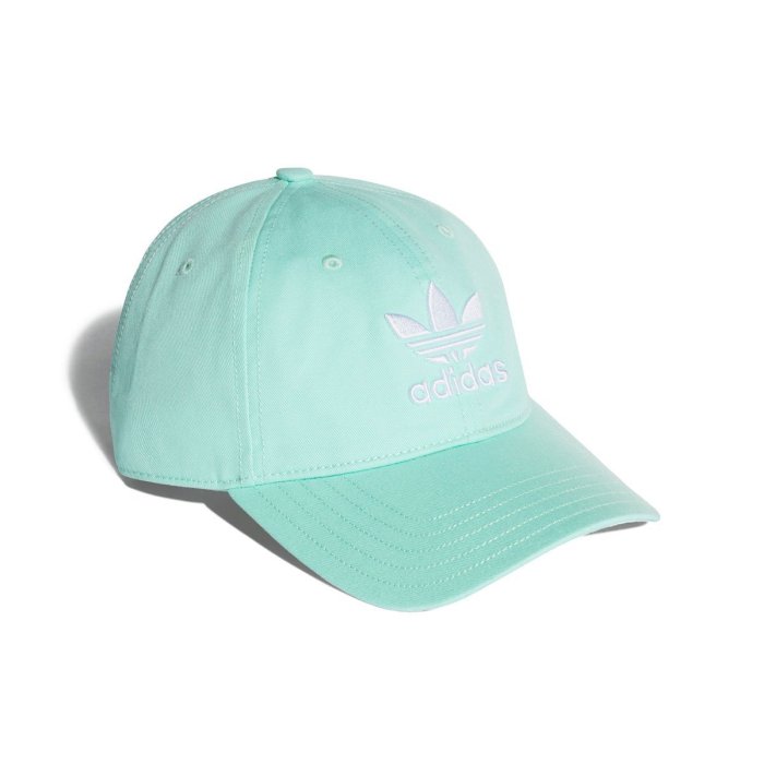 =CodE= ADIDAS TREFOIL CAP 三葉草立體電繡棒球帽(蒂芬妮綠)DJ0883 老帽 SNAPBACK