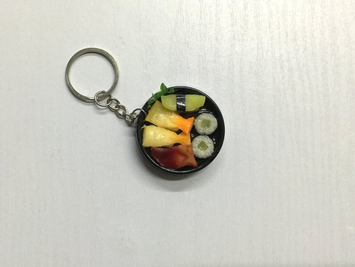 【SPSP】壽司鑰匙圈-B款 仿真 握壽司 卷壽司 日本料理 日式料理 趣味 食物 汽車鑰匙圈 機車鑰匙圈 裝飾品 禮品