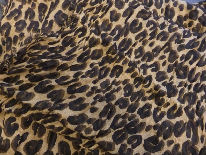 LV     Leopard   咖啡  豹紋  Cashmere     圍巾  披肩   M72215