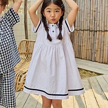 XS~XL ♥洋裝(WHITE) DAILY BEBE-2 24夏季 DBE240430-126『韓爸有衣正韓國童裝』~預購