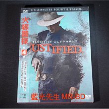[DVD] - 火線警探 : 第四季 Justified 三碟裝 ( 得利公司貨 )
