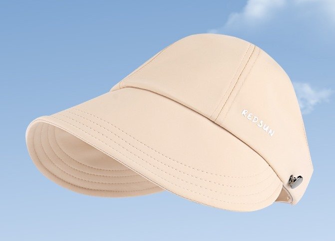 現貨-可扎馬尾漁夫帽 可掛口罩鴨舌帽 夏日防曬空頂帽