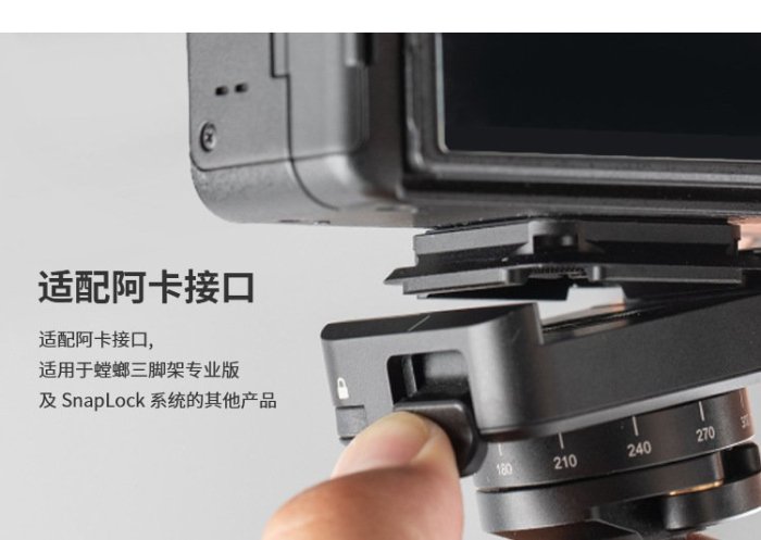 現貨相機配件單眼配件PGYTECH SNAPLOCK快裝板 適配阿卡接口 攝影攝像器材配件新品現貨