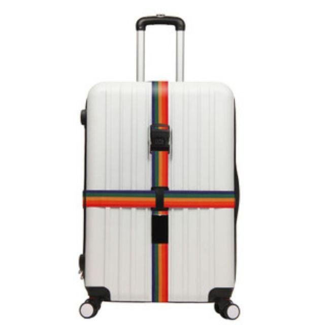 宅配免運費旅行必備行李箱綁帶三件組 附密碼鎖 行李箱不爆開 還有密碼保護！