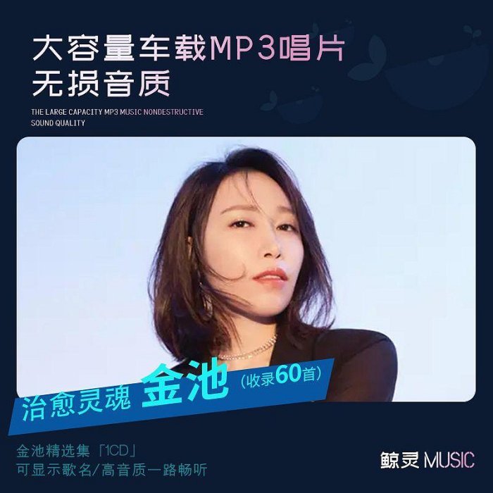 【中陽】金池車載cd碟片流行歌曲翻唱MP3無損大容量汽車光碟音樂車用光盤