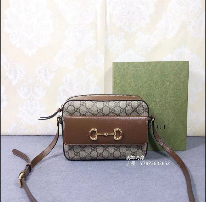 二手正品 GUCCI 古馳 馬銜扣1955系列 相機包 經典女包 肩背包 斜背包 現貨 645454