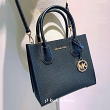 就愛精品店❤️  MICHAEL KORS  黑色荔枝皮革材質手提/斜背兩用小包 #35S1GM9M2L