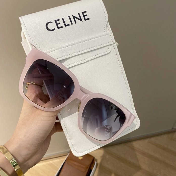 美國代購Celine 2023限定款 凱旋門Lisa同款 金屬logo系列 墨鏡 太陽眼鏡