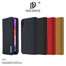 **庫米**DUX DUCIS HUAWEI P20 Pro WISH 真皮皮套 插卡 可站立 支架 保護套