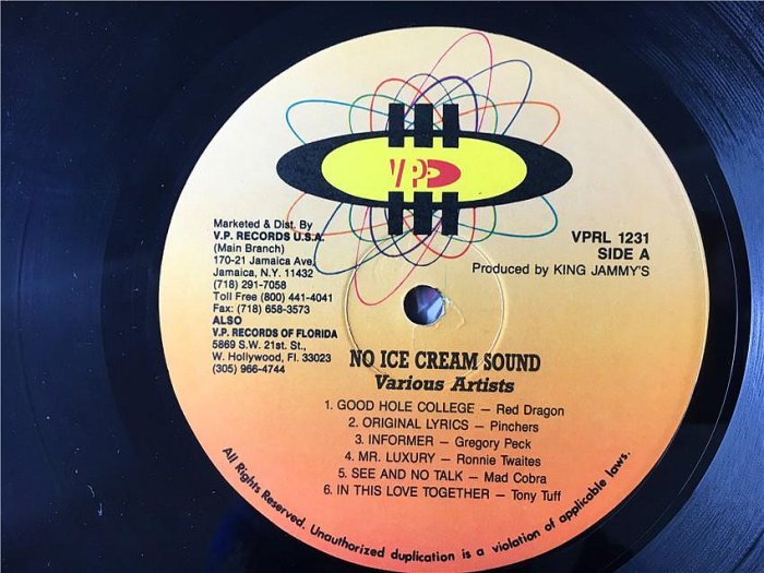 黑膠唱片No Ice Cream Sound Various 版黑膠LP V500