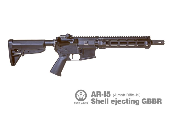 JHS（（金和勝））免運費 Rare Arms 全金屬拋殼版 AR-I5 GBBER CO2槍