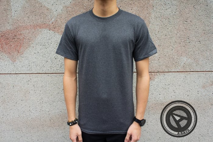 【A-KAY0】CHAMPION 美版 T425 TEE CHARCOAL 短T 鐵灰【T425CH】